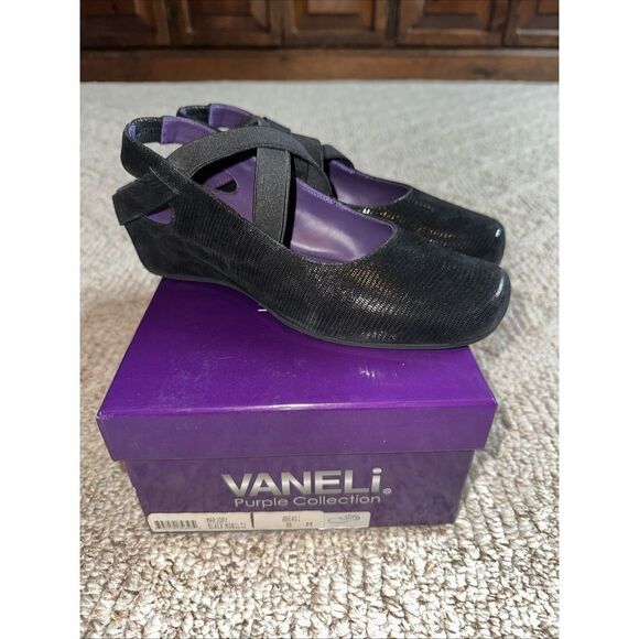 Vaneli Shoes - Womens‎ Vanelli Marjory Size 8  Black Shoes Wedge Mary Jane NEW